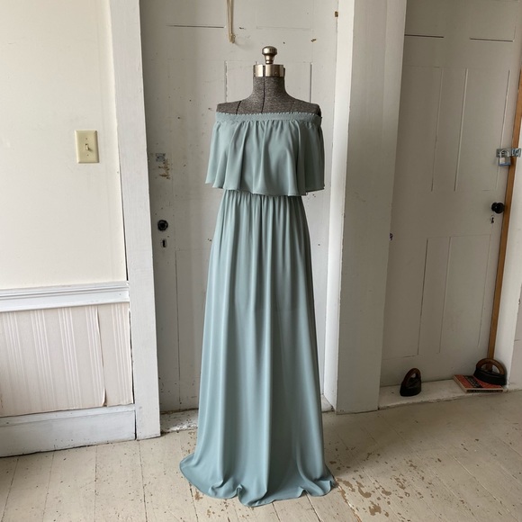 Show Me Your MuMu Hacienda Formal Maxi Dress Sage Green - Picture 4 of 16